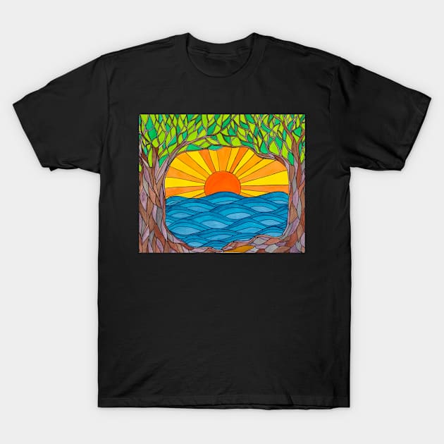 Good Morning T-Shirt by LuvbuzzArt